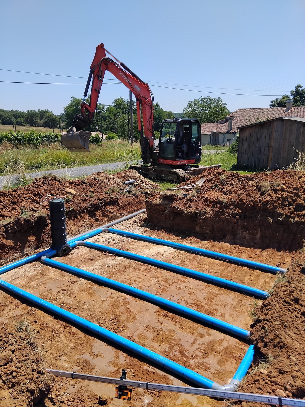 Assainissement & pose de clôture