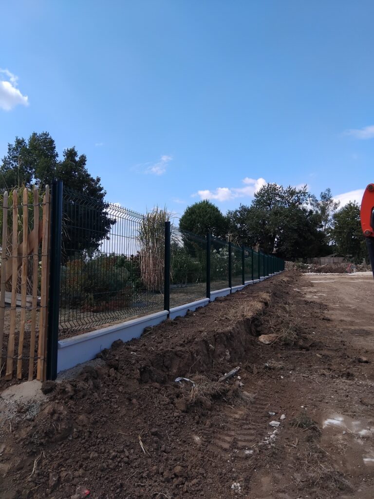Assainissement & pose de clôture