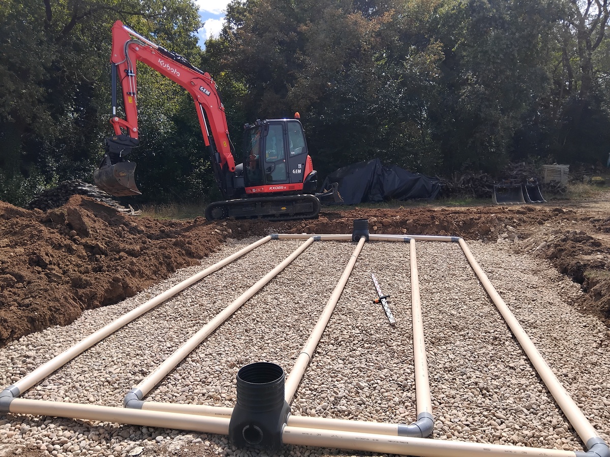 Assainissement & pose de clôture