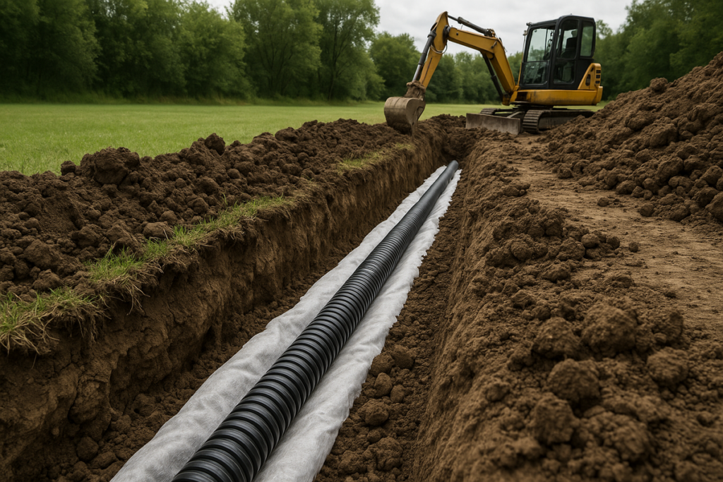 L'importance du drainage dans le terrassement
